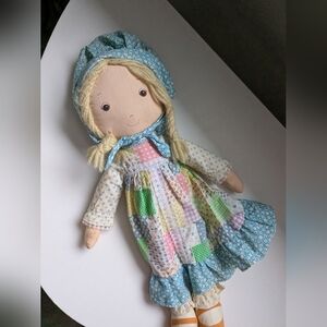 Vintage 1970s Holly Hobbie Cloth Doll 🌷💛